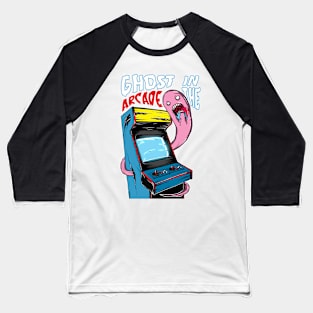 Ghost in the arcade Baseball T-Shirt